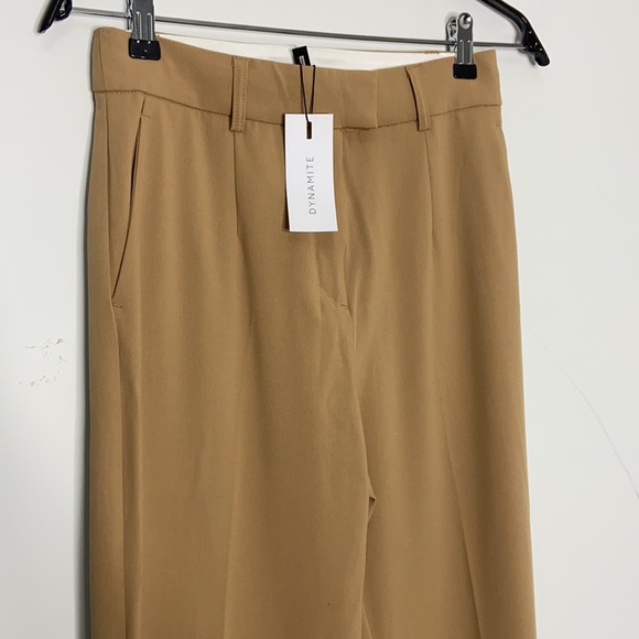 Dynamite Tan Brigitte Ultra High Waist Flare Pants - Picture 7 of 14
